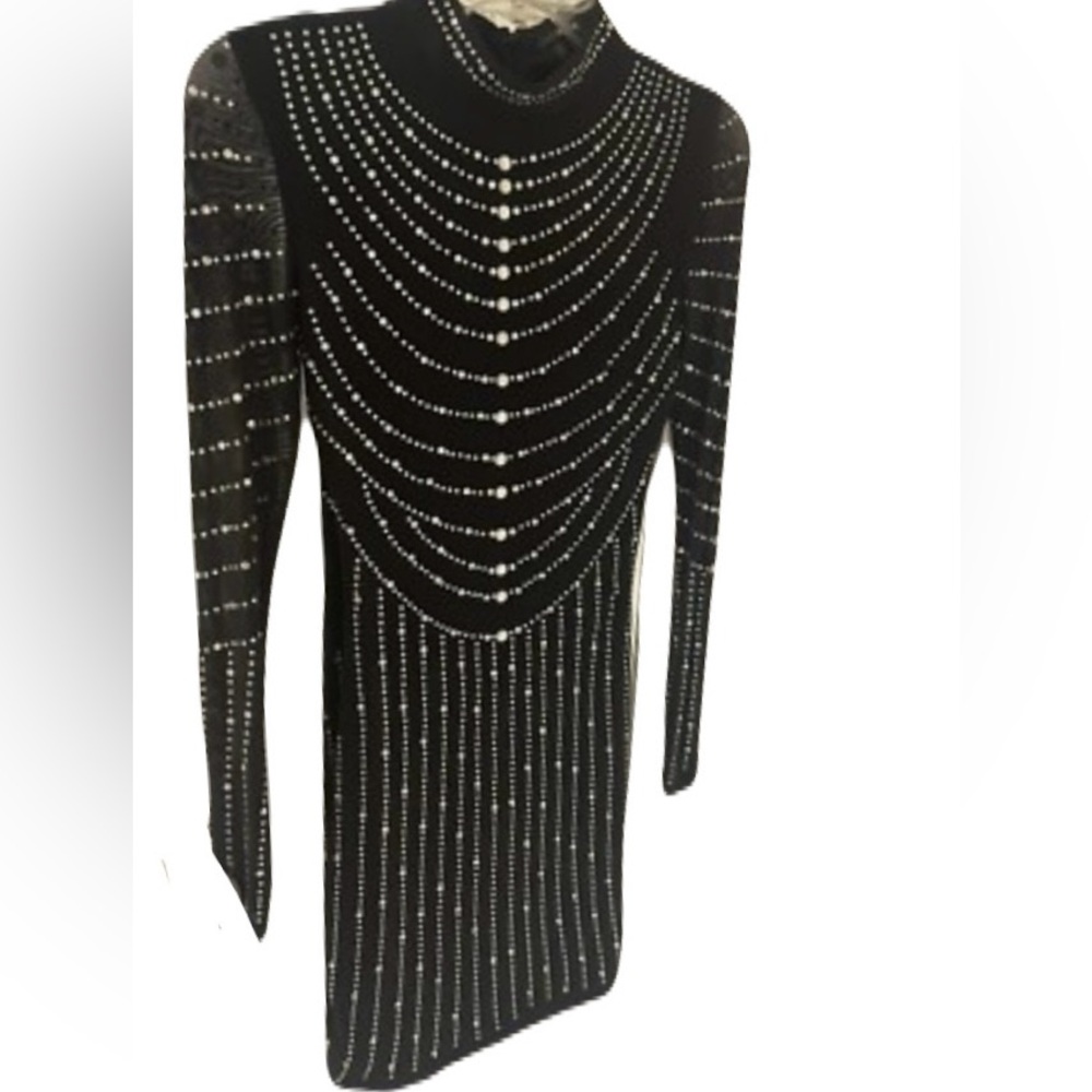 Dripping In Diamond Bodycon Mini Dress - Picture 12 of 12
